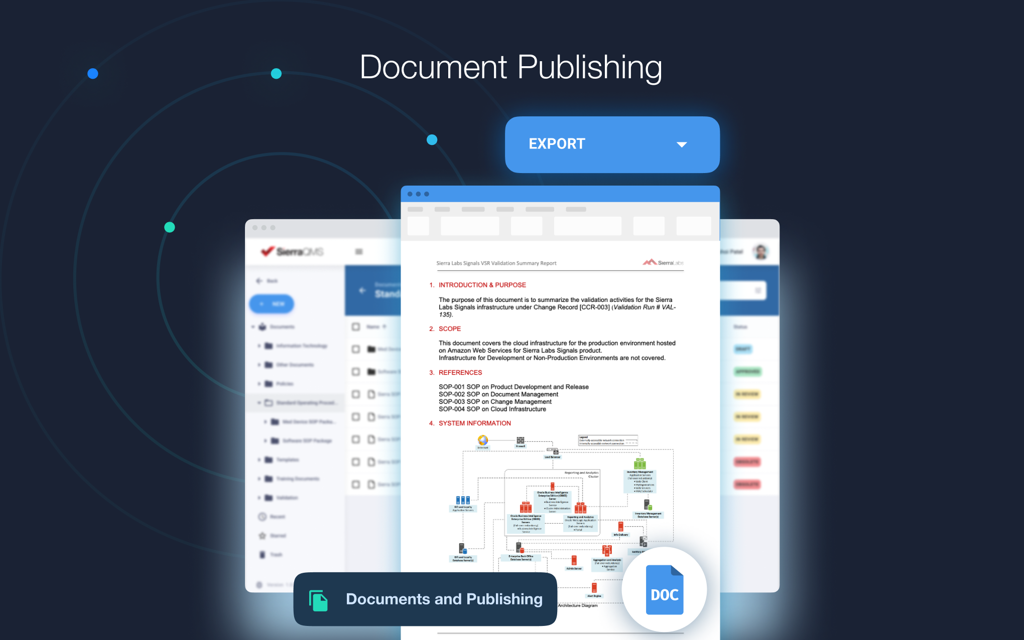 screenshot of Sierra QMS